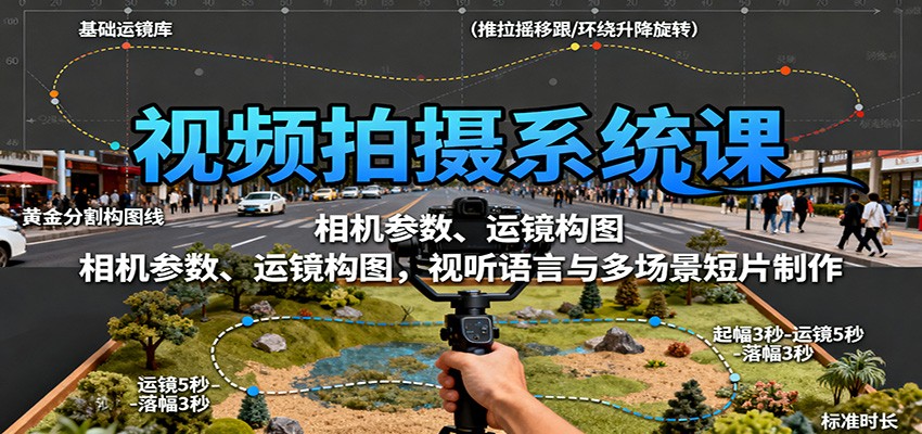 fy19753期-视频拍摄系统课:相机参数、运镜构图,视听语言与多场景短片制作 20251024070306-68fb24aa6bb8d.jpg