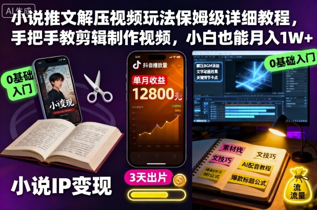 mp40307期-小说推文解压视频玩法保姆级详细教程,手把手教剪辑制作视频,小白也能月入1W+ 20251027013528-68fecc60254e8.jpg