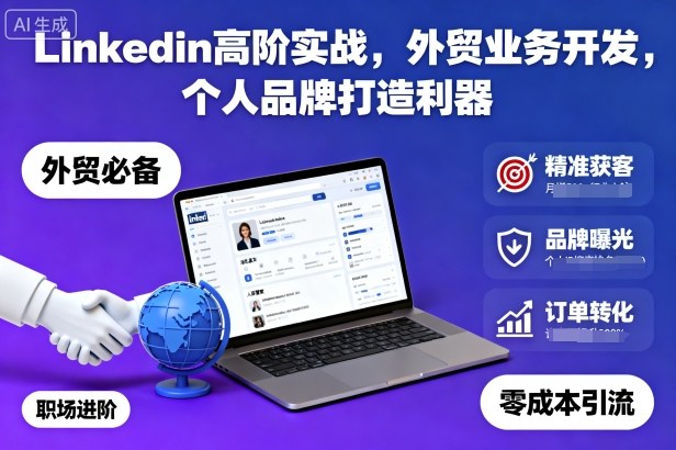 mp40319期-Linkedin高阶实战,外贸业务开发,个人品牌打造利器 20251027013553-68fecc7927789.jpg
