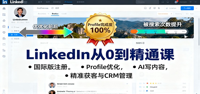 fy19853期-LinkedIn从0到精通课:国际版注册,Profile优化,AI写内容,精准获客与CRM管理 20251027090222-68ff351e4daa0.jpg