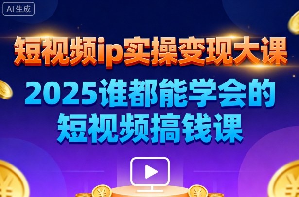 mp40355期-短视频ip实操变现大课,7月26-27日广州站线下课,2025谁都能学会的短视频搞钱课 20251027090419-68ff359304a3a.jpg