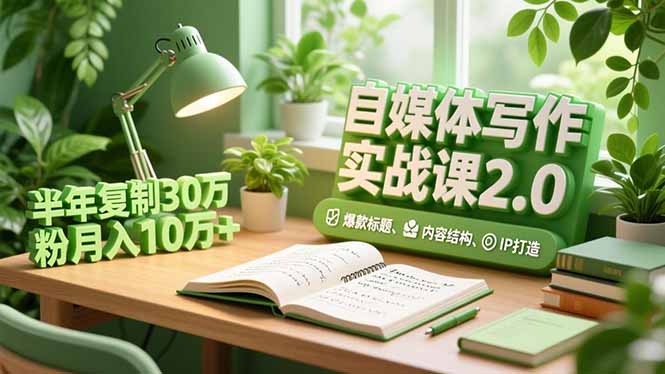 (16734期)自媒体写作实战课2.0,爆款标题、内容结构、IP打造,半年复制30万粉月入10万+ 20251203070557-692fe155395da.jpg