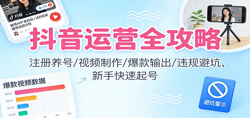 fy21682期-抖音运营全攻略:注册养号/视频制作/爆款输出/违规避坑,新手快速起号 20251212030352-693b86184e93a.jpg