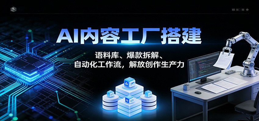 AI内容工厂搭建:语料库、爆款拆解、自动化工作流,解放创作生产力 20260121030959-6970438760f66.jpg