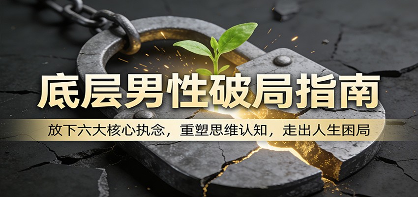 底层男性破局指南:放下六大核心执念,重塑思维认知,走出人生困局 20260327050040-69c60ef80113a.jpg