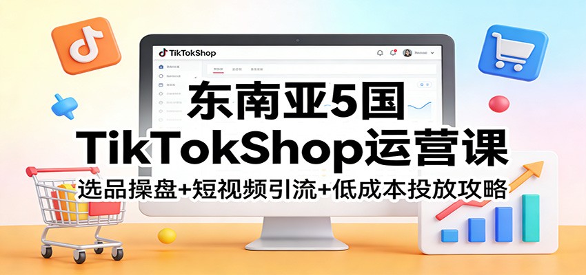 东南亚TikTokShop运营课:选品操盘+短视频引流+低成本投放攻略 20260411150218-69da627a8fe33.jpg