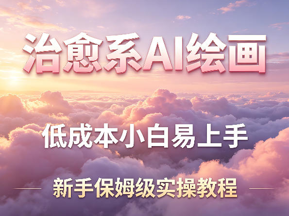 治愈系AI绘画提示词项目,低成本小白易上手,每天10分钟,新手保姆级实操教程 20260416030138-69e05112a9d4d.jpg