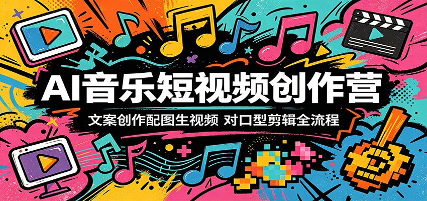 AI音乐短视频创作营:文案创作配图生视频,对口型剪辑全流程 20260511190027-6a02274b7e423.jpg