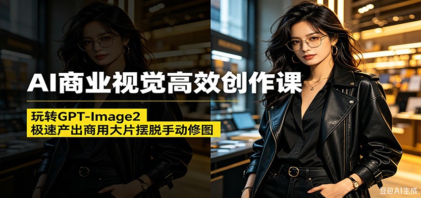 AI商业视觉高效创作课:玩转GPT-Image2,极速产出商用大片摆脱手动修图 20260521070142-6a0eadd6245c5.jpg