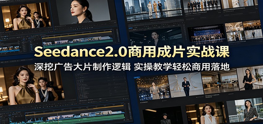 Seedance2.0商用成片实战课:深挖广告大片制作逻辑,实操教学轻松商用落地 20260521090017-6a0ec9a166d2b.jpg