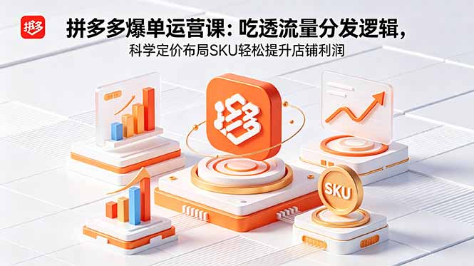 (18577期)拼多多爆单运营实战课:吃透流量分发逻辑,科学定价布局SKU轻松提升店铺利润 20260523050023-6a113467f4114.jpg