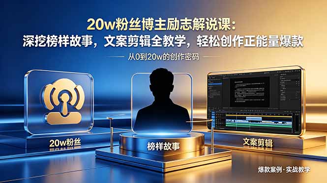 (18648期)20w粉丝博主励志解说课:深挖榜样故事,文案剪辑全教学,轻松创作正能量爆款 20260529150044-6a19aa1cc8202.jpg