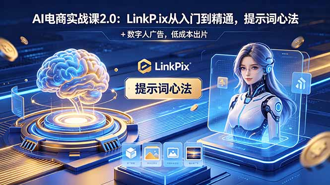 (18655期)AI 电商实战课2.0|LinkPix 从入门到精通,提示词心法 + 数字人广告,低成本出片 20260530070133-6a1a8b4d8e690.jpg