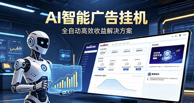 (18661期)Ai智能广告挂机 别再瞎折腾了!这个全自动挂机项目,新手当天见钱,告别频繁换项目的烦恼 20260530090022-6a1aa726b92d6.jpg