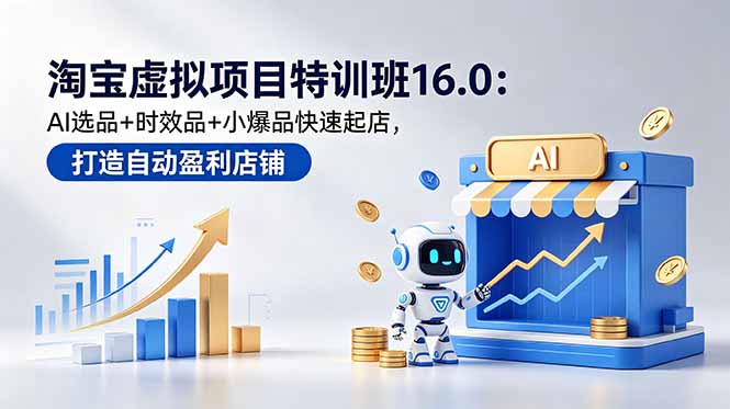 (18665期)淘宝虚拟项目特训班16.0:AI选品+时效品+小爆品快速起店,打造自动盈利店铺 20260531083943-6a1bf3cf4810b.jpg
