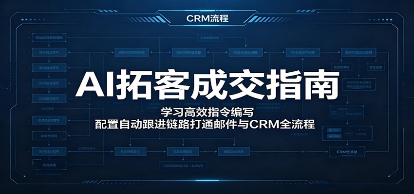 AI拓客成交指南:学习高效指令编写,配置自动跟进链路打通邮件与CRM全流程 20260531121130-6a1c25727bfdf.jpg