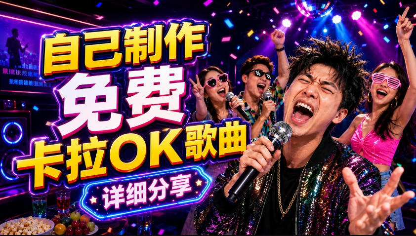 零基础AI制作免费卡拉OK视频教程,从歌曲生成、音轨分离到字幕制作、视频导出,手把手教学 20260601073510-6a1d362e45f65.jpg