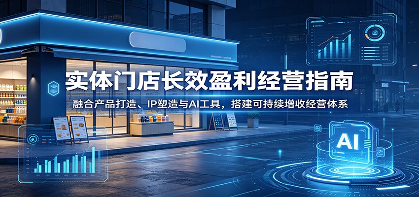 实体门店长效盈利经营指南:融合产品打造、IP塑造与AI工具,搭建可持续增收经营体系 20260610130411-6a2960cb5b2d9.jpg