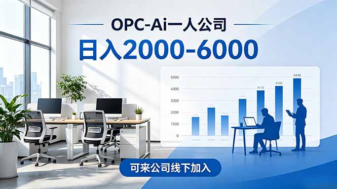 (18809期)2026创业新风口—OPC一人公司模式震撼首发!日收益2000-6000+,项目绿色长久,安全稳健,合… 20260610130740-6a29619c39d9b.jpg