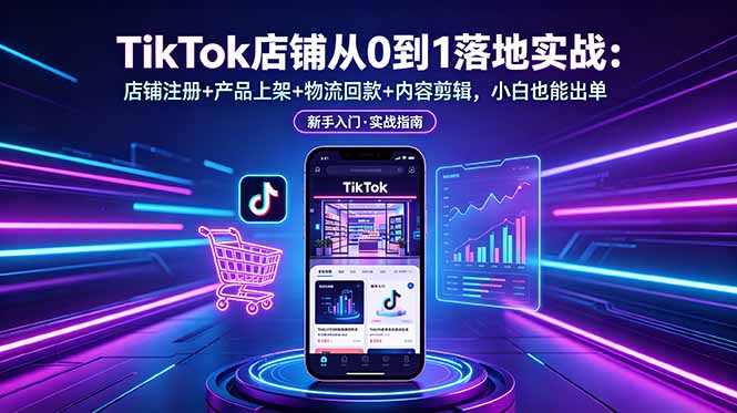 (18862期)TikTok店铺从0到1落地实战:店铺注册+产品上架+物流回款+内容剪辑,小白也能出单 20260613050130-6a2ce42aabd0a.jpg