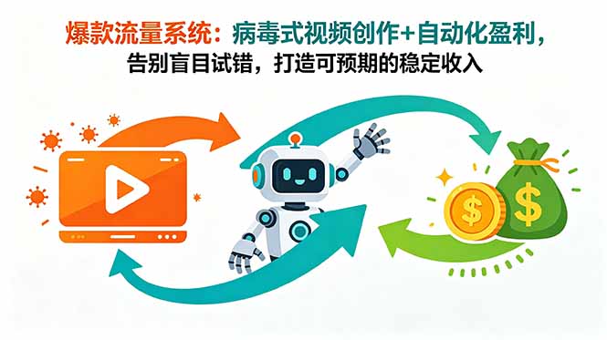 (18882期)爆款流量系统:病毒式视频创作+自动化盈利,告别盲目试错,打造可预期的稳定收入 20260615013245-6a2f563d8c42c.jpg