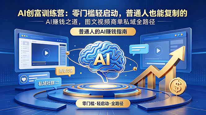 (18911期)AI创富训练营:零门槛轻启动,普通人也能复制的AI赚钱之道,图文视频商单私域全路径 20260616050154-6a30d8c244cdb.jpg