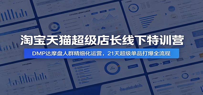 淘宝天猫超级店长线下特训营:DMP达摩盘人群精细化运营,21天超级单品打爆全流程 20260619130102-6a353d8e0b6e3.jpg