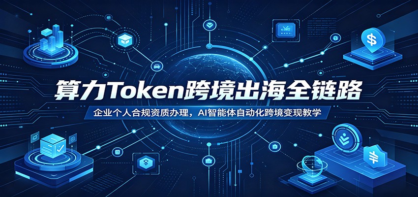 算力Token跨境出海全链路:企业个人合规资质办理,AI智能体自动化跨境变现教学 20260622190047-6a39865ff2e9b.jpg