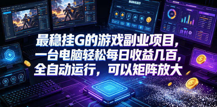 (19160期)低成本网游挂机项目,单号保底日入100左右,可矩阵放大!合法合规! 20260702050214-6a45f0d6b94ca.jpg