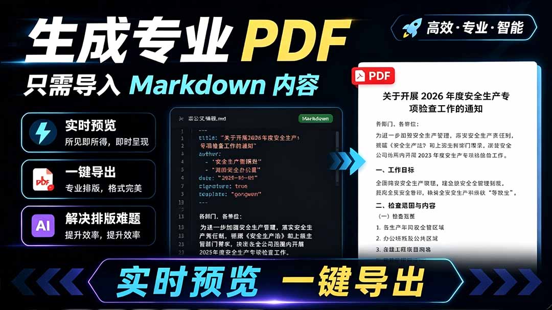 (19224期)只需导入 Markdown 内容,实时预览一键导出专业 PDF!轻松解决AI生成内容排版问题 Presto 20260706150050-6a4bc3221b0cb.jpg