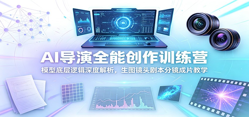 AI导演全能创作训练营:模型底层逻辑深度解析,生图镜头剧本分镜成片教学 20260707070050-6a4ca42215ee7.jpg