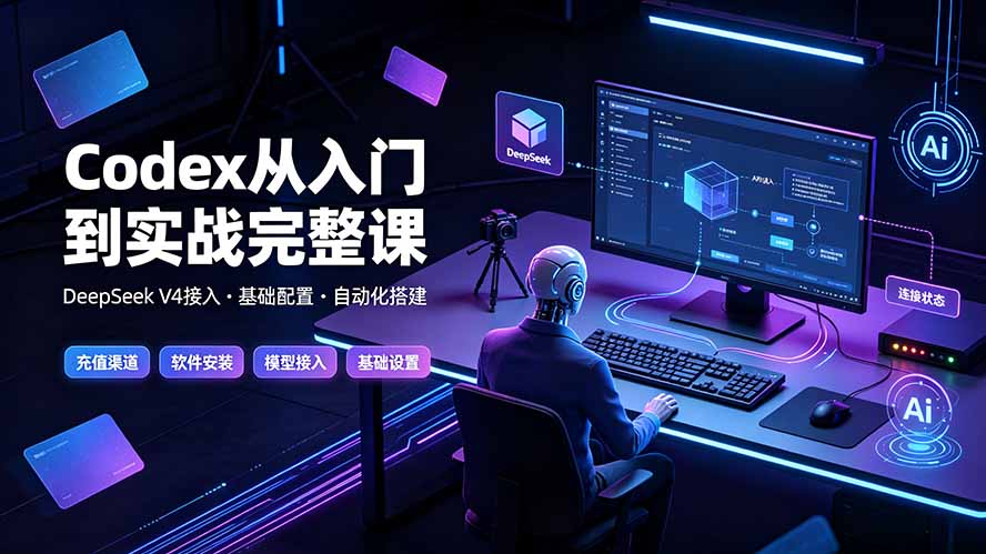 (19257期)Codex从入门到实战完整课|充值·安装·接入DeepSeek,记忆·插件·Skill·CLI·MCP全拆解 20260708170036-6a4e8234b969e.jpg