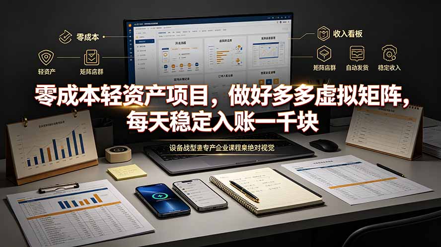 (19522期)零成本轻资产项目,做好多多虚拟矩阵,每天稳定入账一千块 20260724070211-6a630df35052a.jpg