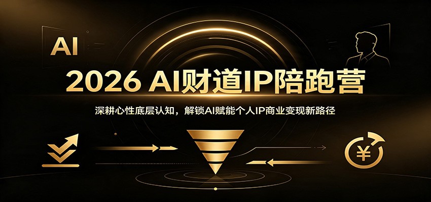 2026 AI财道IP陪跑营:深耕心性底层认知,解锁AI赋能个人IP商业变现新路径 20260802090032-6a6f073089b8c.jpg