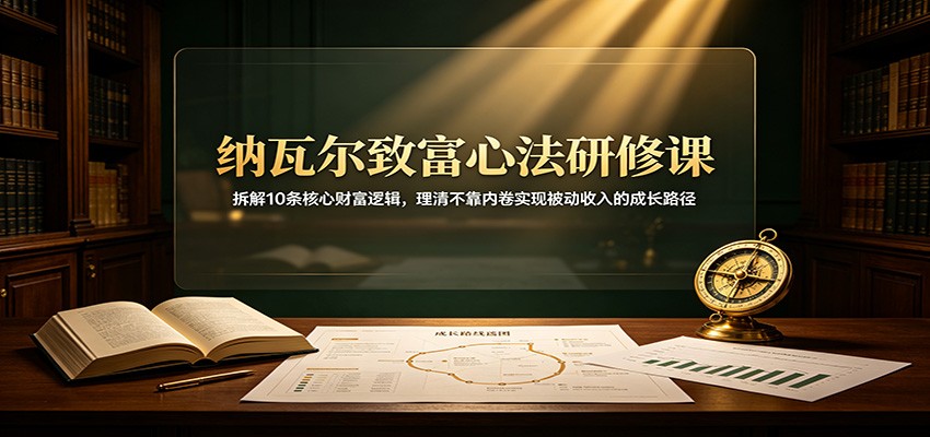 纳瓦尔致富心法研修课:拆解10条核心财富逻辑,理清不靠内卷实现被动收入的成长路径 20260809050048-6a780980b9f3e.jpg