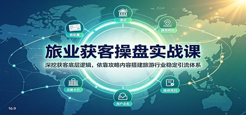 旅业获客操盘实战课:深挖获客底层逻辑,依靠攻略内容搭建旅游行业稳定引流体系 20260809050052-6a780984ce367.jpg