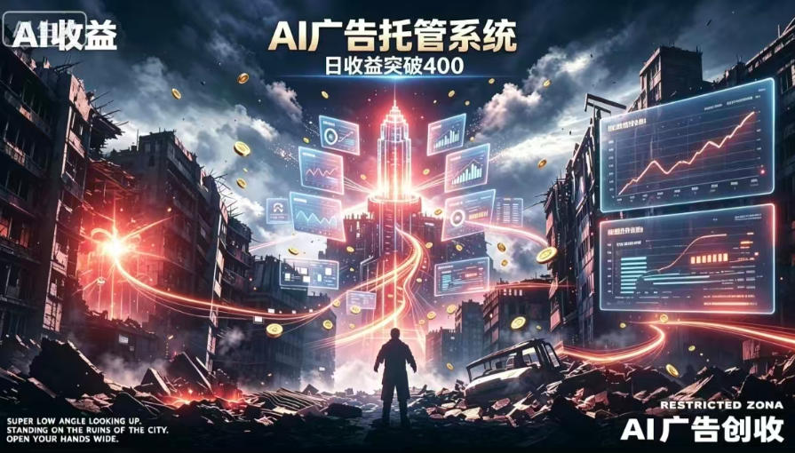 AI智能广告,全自动化运行,单日可达400+,小白新手0基础上手 20260810070055-6a79772741a0c.jpg