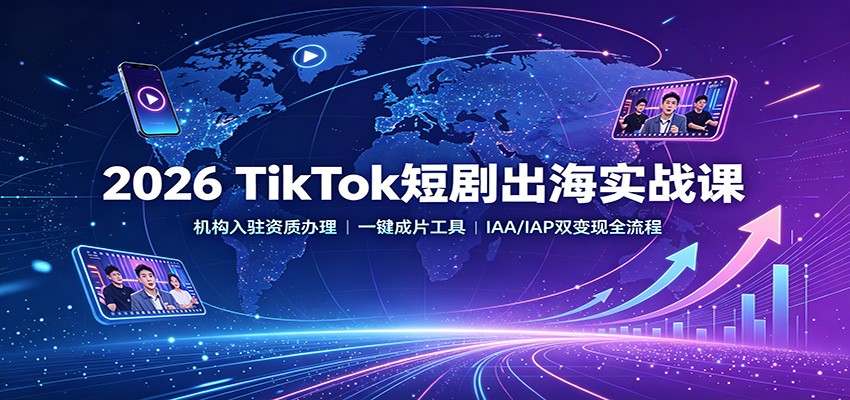 2026 TikTok短剧出海实战课:机构入驻资质办理,一键成片工具,IAA/IAP双变现全流程 20260816070043-6a81601b10f74.jpg
