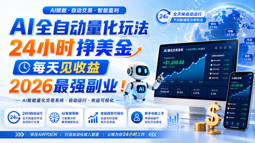 (19899期)AI量化全自动操作挣美金,矩阵可日入1000+,适合普通人的副业! 20260816070129-6a81604974ccd.jpg