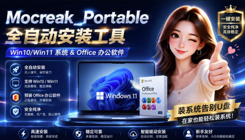 (19970期)Mocreak全自动安装office和win10、win11系统,告别U盘装系统,使用安全可靠 20260820070138-6a86a6528b503.jpg