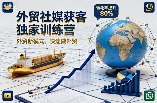 外贸社媒获客独家训练营,外贸新模式,快速做外贸(更新26年08月21日) 20260822050049-6a892d011360e.jpg