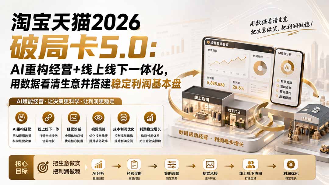 (20026期)淘宝天猫2026破局卡5.0:AI重构经营+线上线下一体化,用数据看清生意并搭建稳定利润基本盘(修复) 20260823070304-6a8a9b289f653.jpg