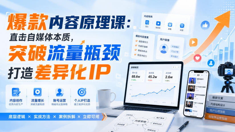 爆款内容原理课:直击自媒体本质,突破流量瓶颈打造差异化IP 20260824070133-6a8bec4deac09.jpg