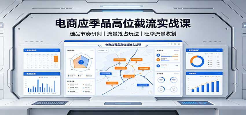 电商应季品高位截流实战课:选品节奏研判,流量抢占玩法,旺季流量收割 20260827050041-6a8fc479b3ddb.jpg