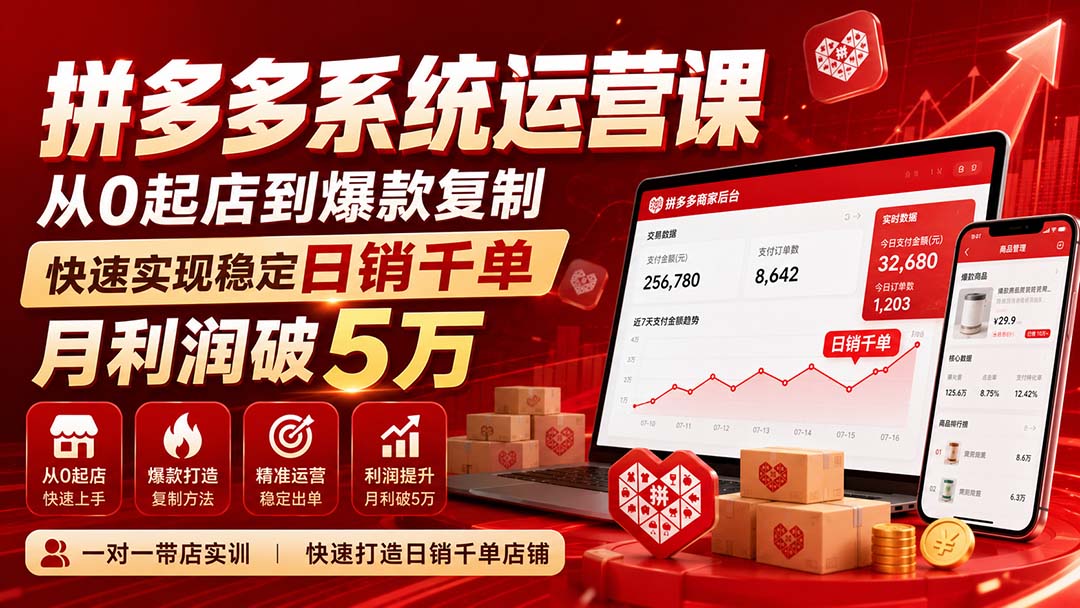 (20124期)拼多多系统运营课(更新8月),从0起店到爆款复制,快速实现稳定日销千单,月利润破5万 20260829050058-6a92678a22728.jpg
