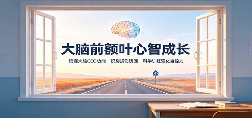 大脑前额叶心智成长:读懂大脑CEO功能,识别损伤诱因,科学训练强化自控力 20260830030139-6a939d1353a29.jpg