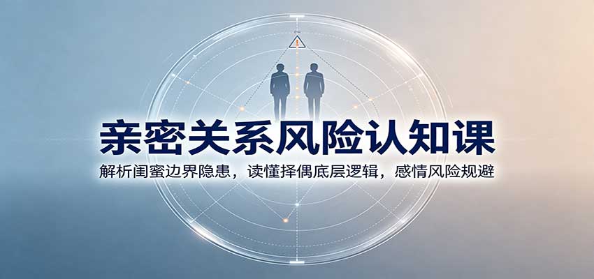 亲密关系风险认知课:解析闺蜜边界隐患,读懂择偶底层逻辑,感情风险规避 20260902010142-6a9775761672a.jpg