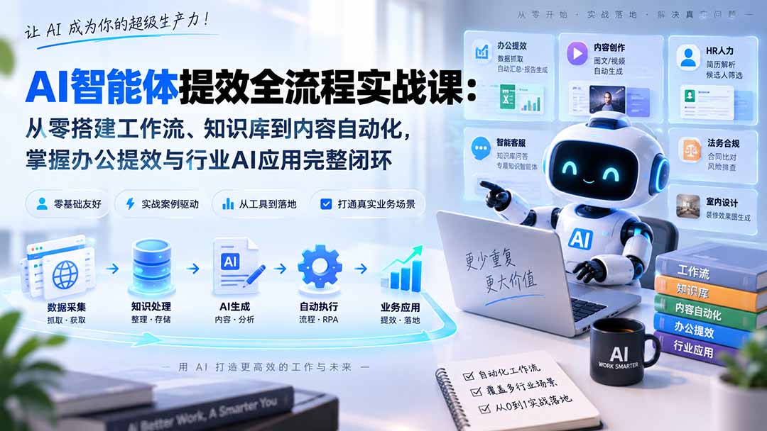 (20260期)AI智能体提效全流程实战课:从零搭建工作流、知识库到内容自动化,掌握办公提效与行业AI应用完整闭环 20260905030424-6a9b86b8df873.jpg