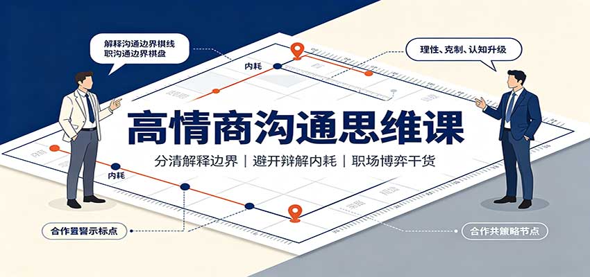 高情商沟通思维课:分清解释边界,避开辩解内耗,职场博弈干货 20260908030146-6a9f7a9a829d8.jpg