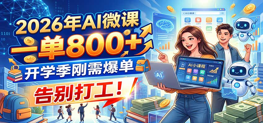 2026年AI微课,一单800+,开学季刚需爆单,告别打工! 20260909030111-6aa0cbf755c98.jpg